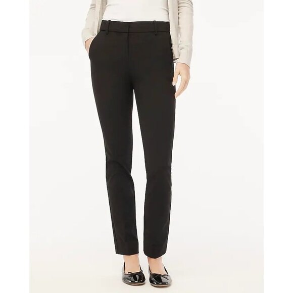 J Crew Slim-Fit Full-Length Trouser Pant in Black Women Size 6 Career Office NWT - Picture 9 of 16
